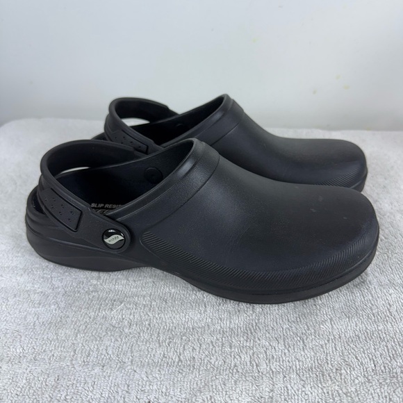 Skechers Womens Mules Clogs Archfit Air-Cooled Slip Resistant Size 9‎ Black - Picture 1 of 8